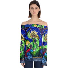 Off Shoulder Long Sleeve Top 
