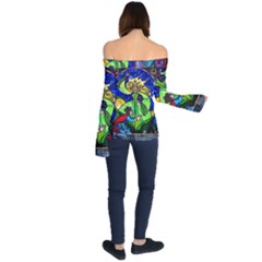 Off Shoulder Long Sleeve Top 