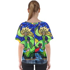 V-Neck Dolman Drape Top 