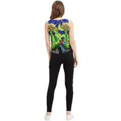 V-Neck Cropped Tank Top 