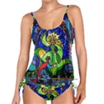 Beauty And The Beast Stained Glass Rose Tankini Set