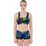 Beauty And The Beast Stained Glass Rose Work It Out Gym Set