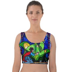 Velvet Crop Top 
