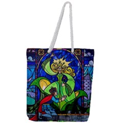 Full Print Rope Handle Tote (Large) 