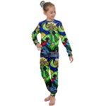 Beauty And The Beast Stained Glass Rose Kids  Long Sleeve Set 
