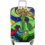 Beauty And The Beast Stained Glass Rose Luggage Cover (Large)