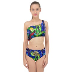 Spliced Up Two Piece Swimsuit 