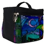 Beauty And The Beast Stained Glass Rose Make Up Travel Bag (Small)