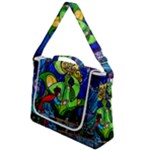 Beauty And The Beast Stained Glass Rose Box Up Messenger Bag