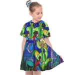 Beauty And The Beast Stained Glass Rose Kids  Sailor Dress