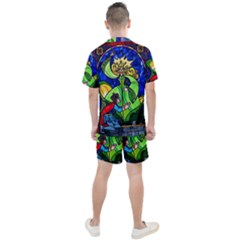 Men s Mesh T-Shirt and Shorts Set 