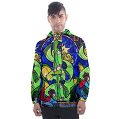 Men s Front Pocket Pullover Windbreaker 