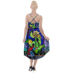 High-Low Halter Chiffon Dress  