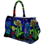 Beauty And The Beast Stained Glass Rose Duffel Travel Bag