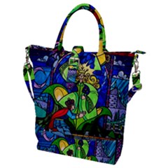 Buckle Top Tote Bag 