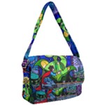 Beauty And The Beast Stained Glass Rose Courier Bag
