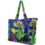 Beauty And The Beast Stained Glass Rose Simple Shoulder Bag