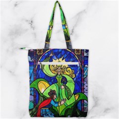 Double Zip Up Tote Bag 
