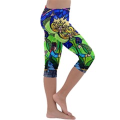 Kids  Lightweight Velour Capri Leggings  