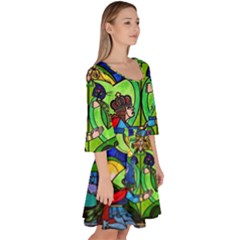 Velour Kimono Dress 