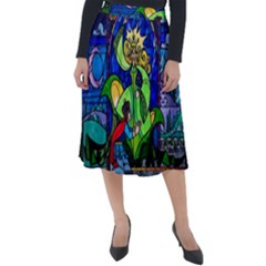 Classic Velour Midi Skirt  