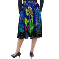 Classic Velour Midi Skirt  