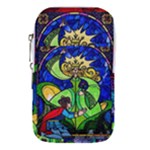 Beauty And The Beast Stained Glass Rose Waist Pouch (Large)