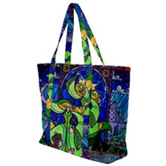 Zip Up Canvas Bag 