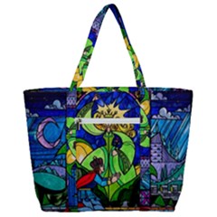 Zip Up Canvas Bag 