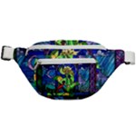 Beauty And The Beast Stained Glass Rose Fanny Pack