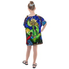 Kids  One Piece Chiffon Dress 