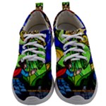 Beauty And The Beast Stained Glass Rose Mens Athletic Shoes
