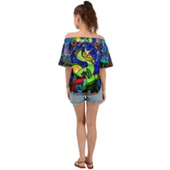 Off Shoulder Short Sleeve Top 
