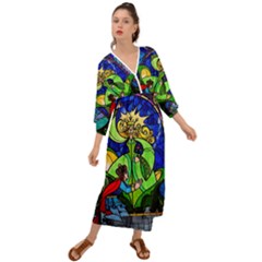 Grecian Style  Maxi Dress 