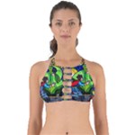 Beauty And The Beast Stained Glass Rose Perfectly Cut Out Bikini Top