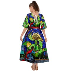 Kimono Sleeve Boho Dress 