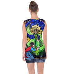 Lace Up Front Bodycon Dress 
