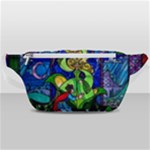 Beauty And The Beast Stained Glass Rose Waist Bag 