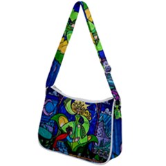 Zip Up Shoulder Bag 