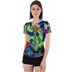Back Cut Out Sport T-Shirt 