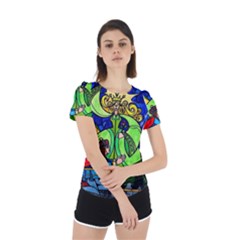 Back Cut Out Sport T-Shirt 