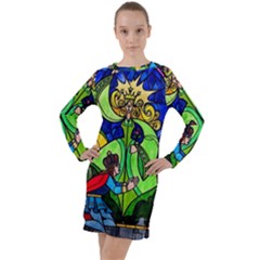 Long Sleeve Hoodie Dress 