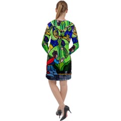 Long Sleeve Hoodie Dress 