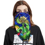 Beauty And The Beast Stained Glass Rose Face Covering Bandana (Triangle)