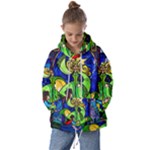 Beauty And The Beast Stained Glass Rose Kids  Oversized Hoodie