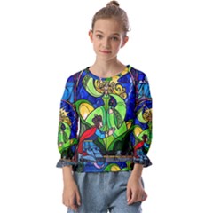 Kids  Cuff Sleeve Top 