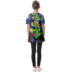 Fold Over Open Sleeve Top 
