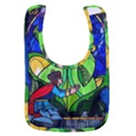 Beauty And The Beast Stained Glass Rose Baby Bib
