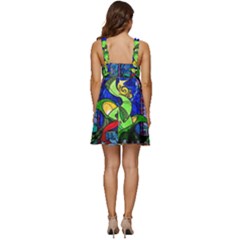 Ruffle Strap Babydoll Chiffon Dress 