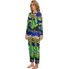 Womens  Long Sleeve Lightweight Pajamas Set 